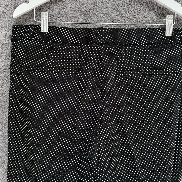 Banana Republic Ryan Slim-Straight Polka Dot pants SIze 14 - Picture 8 of 11